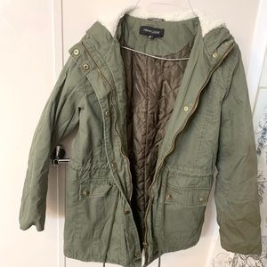 Army Green Heavy Winter Coat.